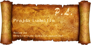 Prajda Ludmilla névjegykártya
